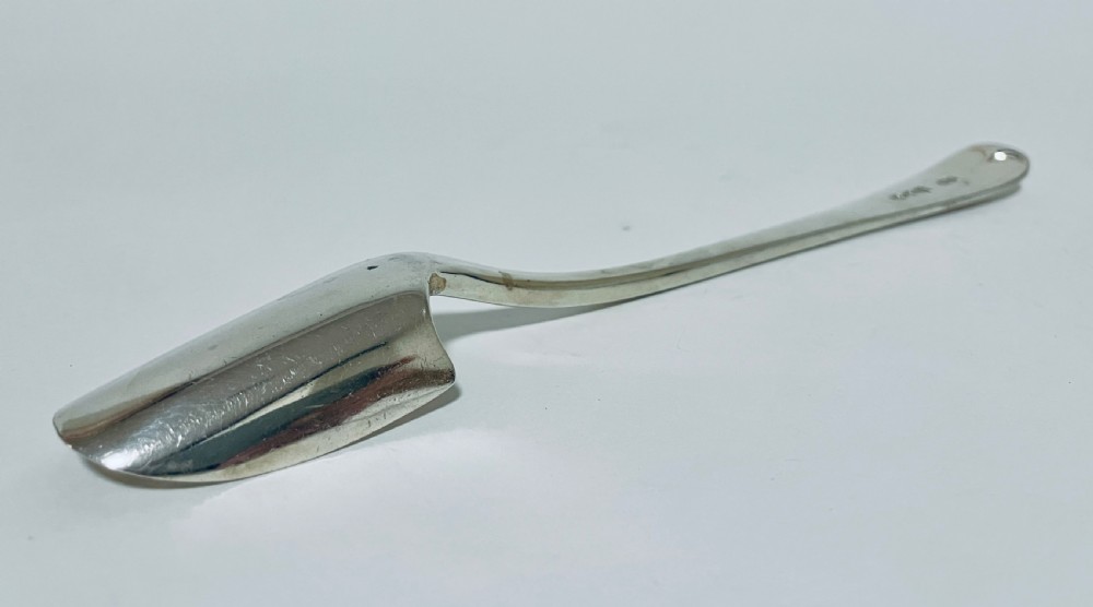 Antique Solid Silver Stilton Scoop View VII