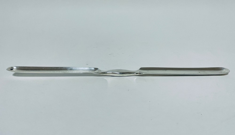 Antique Solid Sterling Silver Marrow Scoop View VI