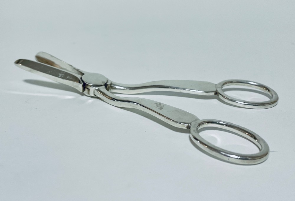 Antique Solid Silver Grape Scissors View IX