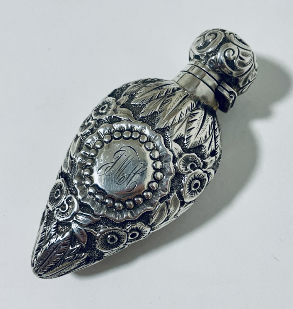 Victorian Sterling Silver Scent Bottle