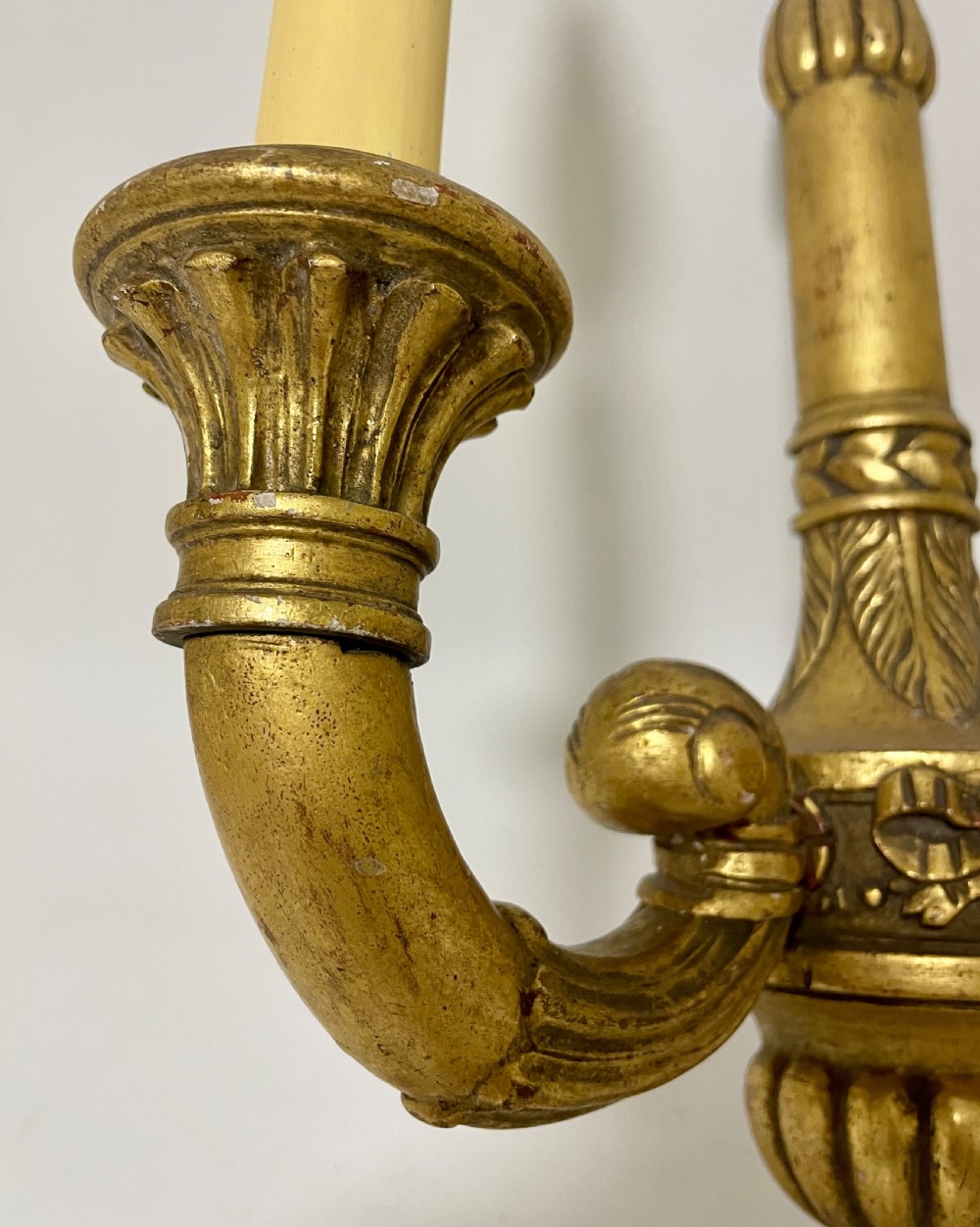 Pair of Antique Giltwood Wall Lights View V