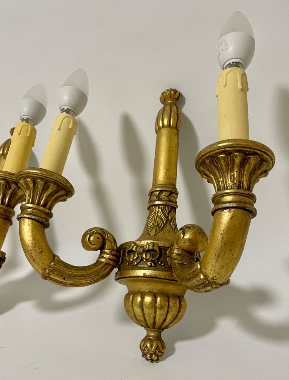 Pair of Antique Giltwood Wall Lights View VIII