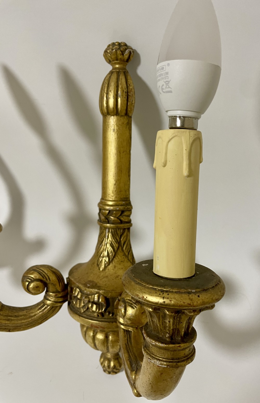 Pair of Antique Giltwood Wall Lights View IX