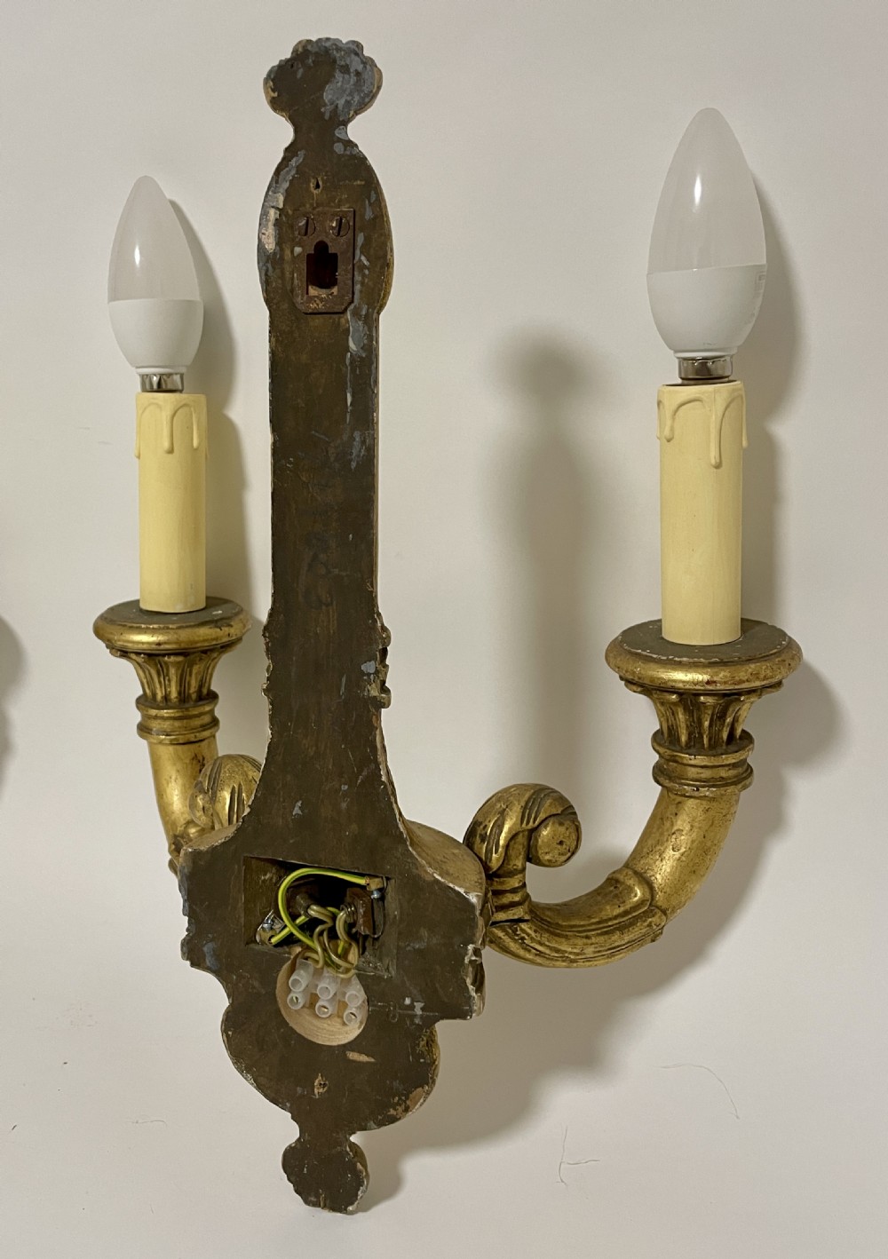 Pair of Antique Giltwood Wall Lights View XII