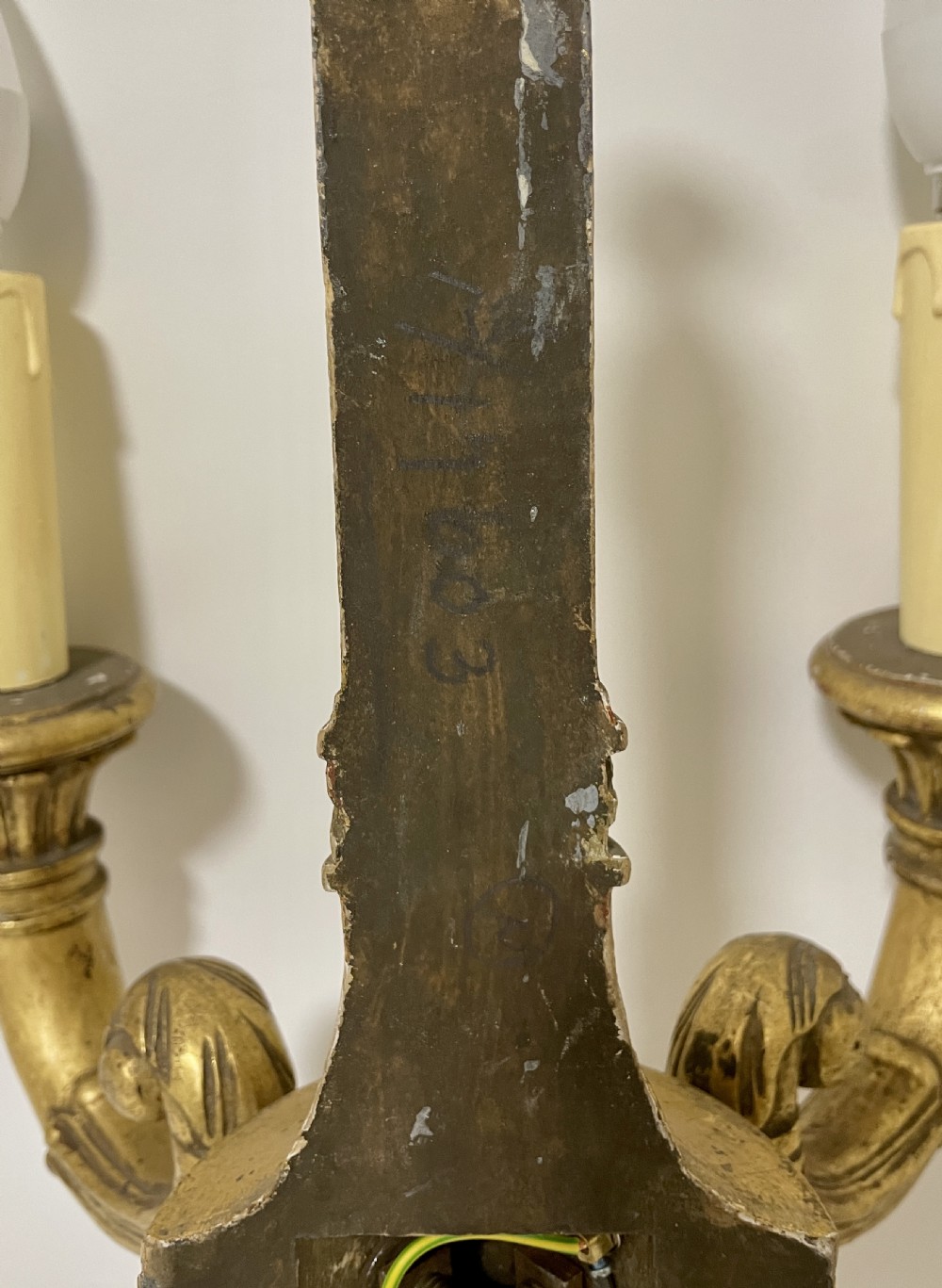 Pair of Antique Giltwood Wall Lights View XIV
