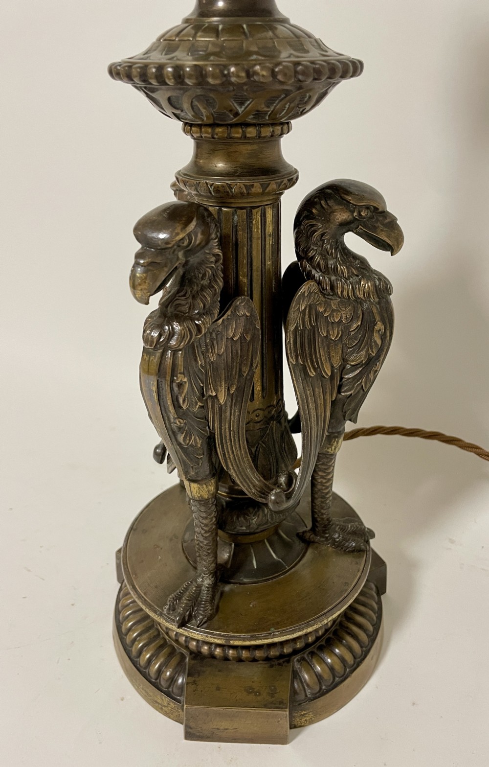 Antique Bronze Table Lamp View II