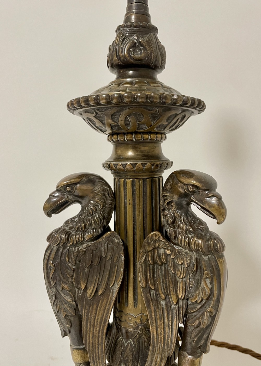 Antique Bronze Table Lamp View VII