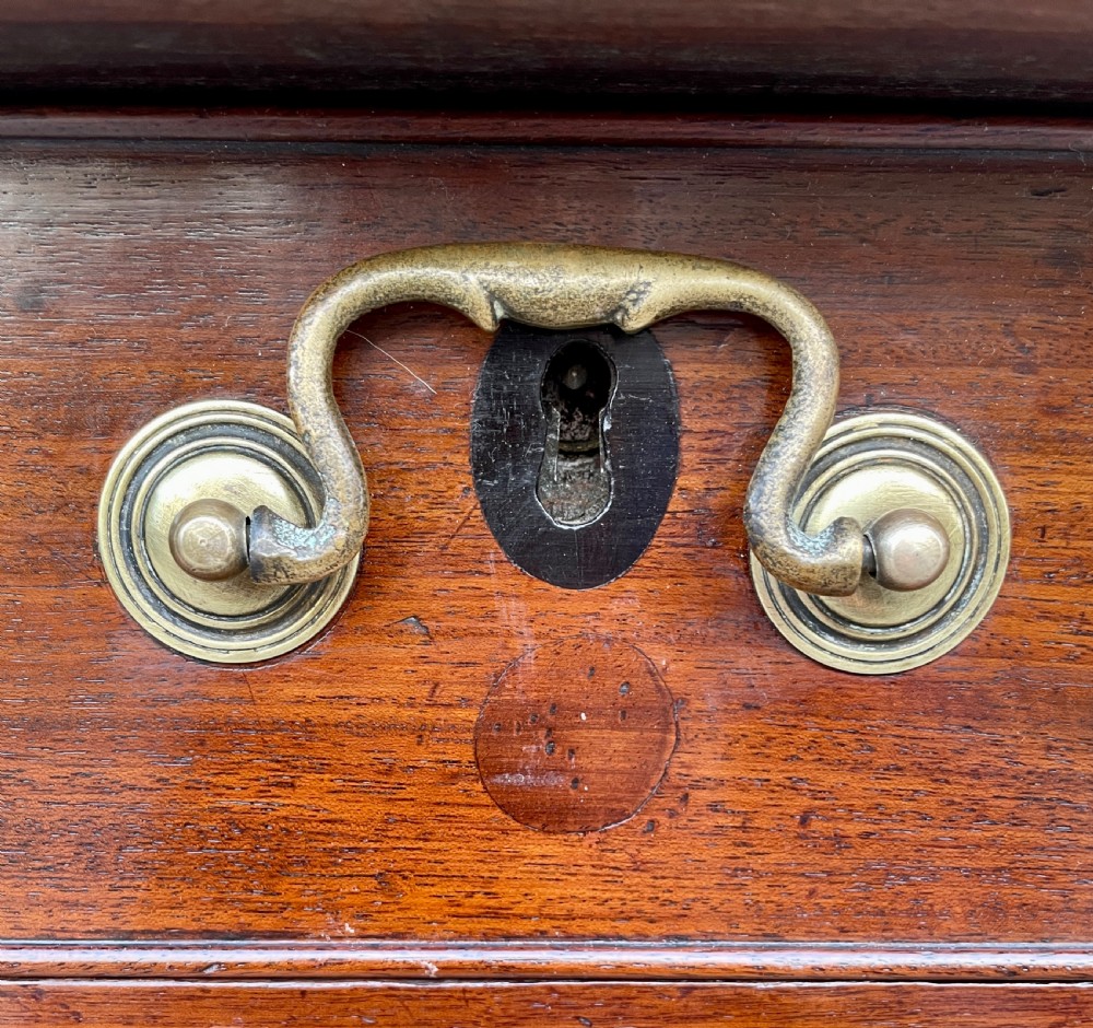 Antique Georgian Mahogany Kneehole Dressing Table View XIX