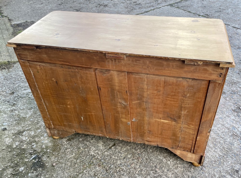 Antique Stripped Pine Chest of Drawers View XV