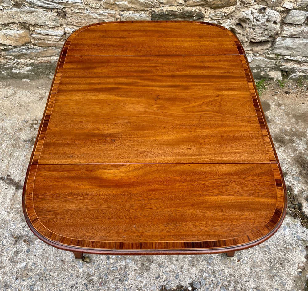 Regency Mahogany Inlaid Drop Flap Pembroke Table View XXIV
