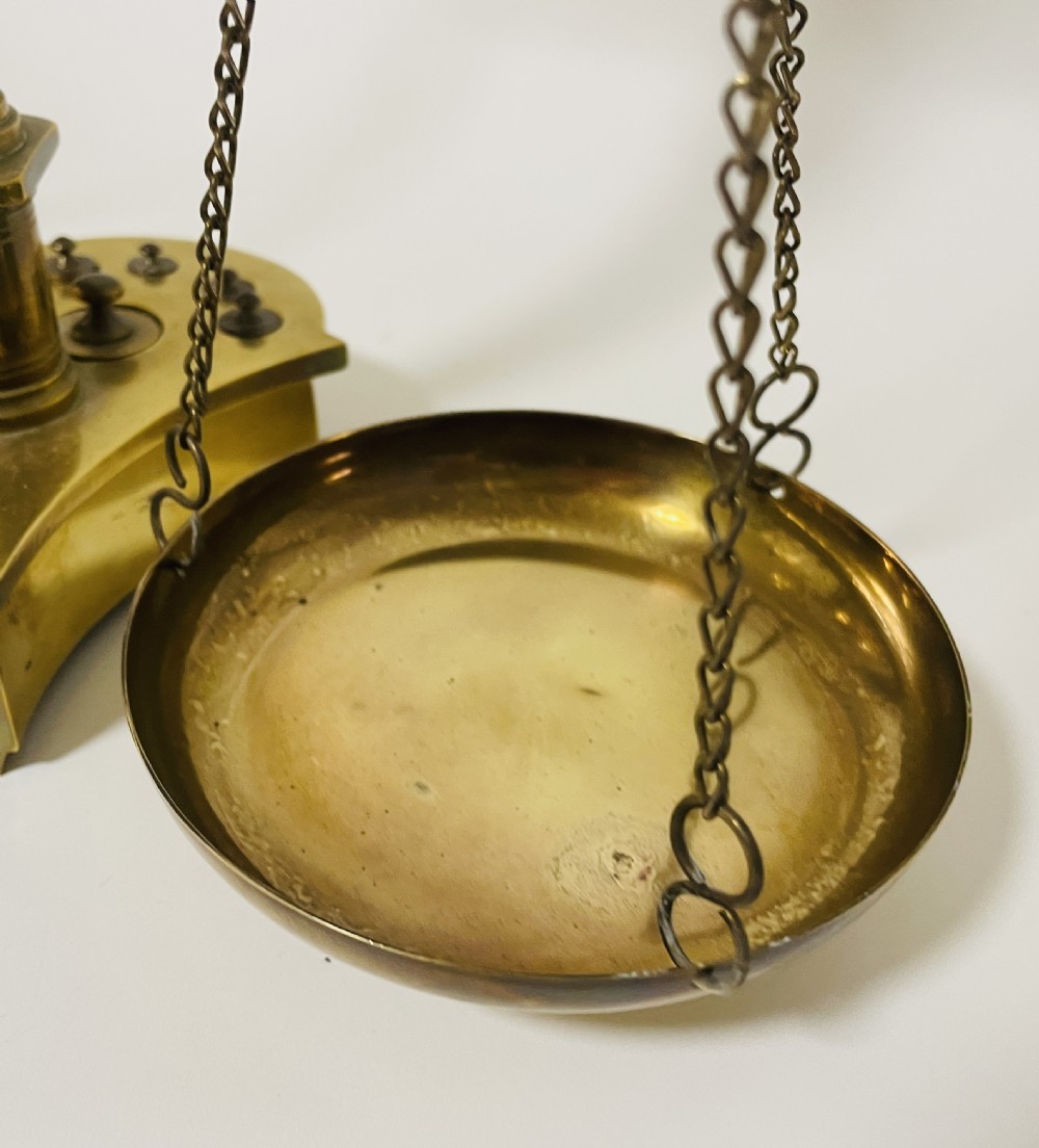 Antique Brass Balance Scales View VIII