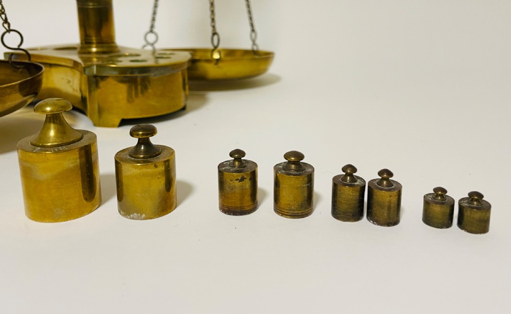 Antique Brass Balance Scales View XIII