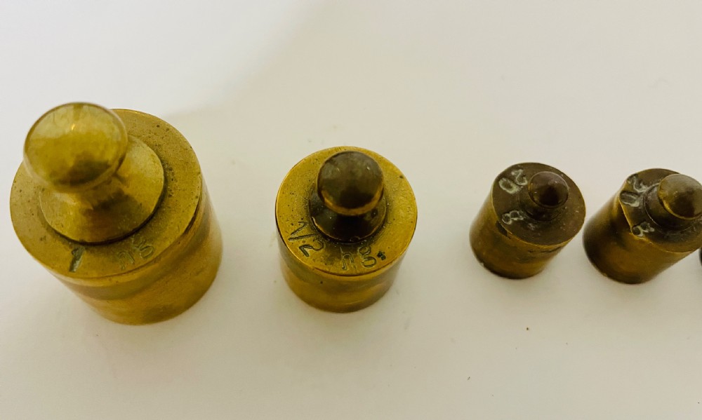 Antique Brass Balance Scales View XV