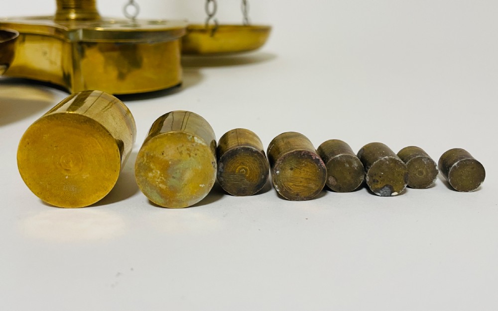 Antique Brass Balance Scales View XVI