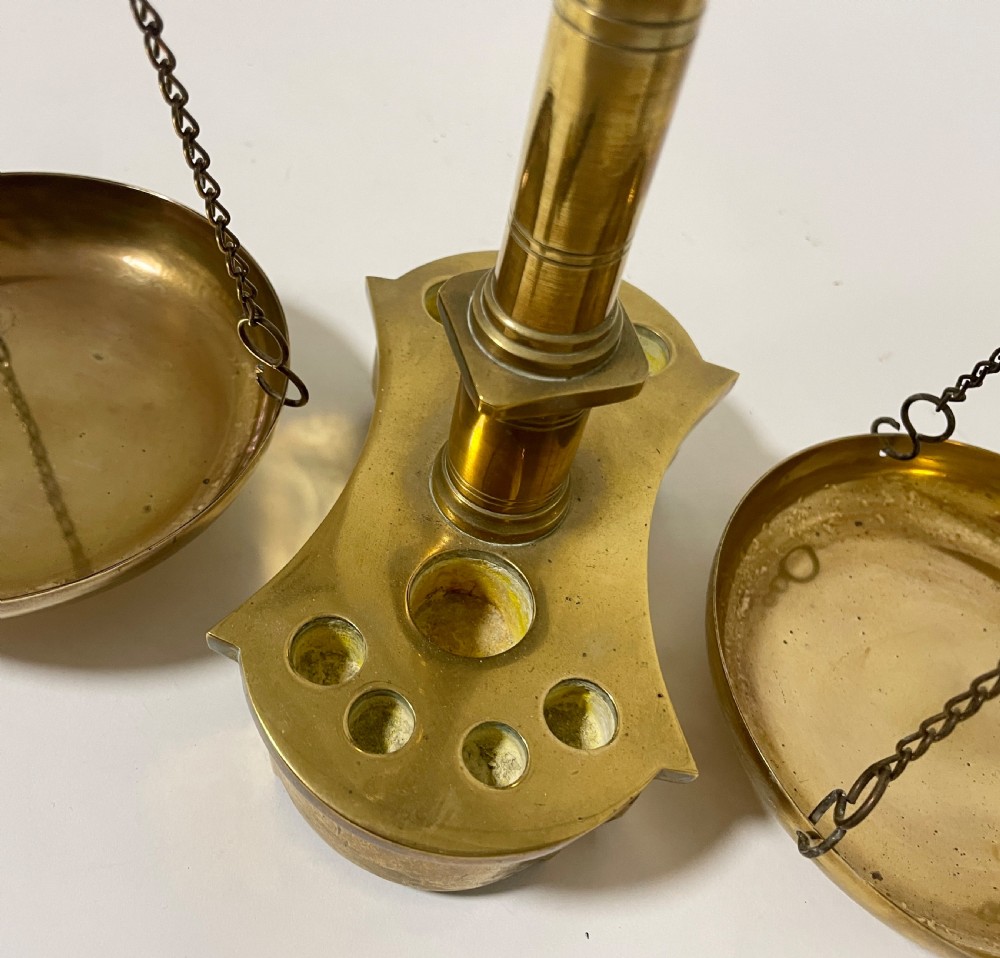 Antique Brass Balance Scales View XVII