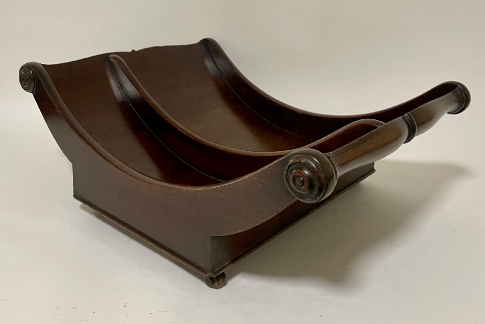 Georgian Mahogany Cheese Coaster View II