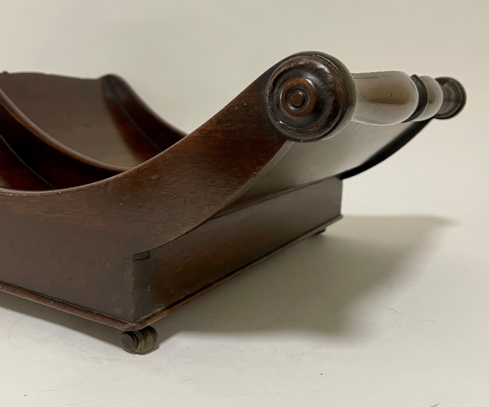 Georgian Mahogany Cheese Coaster View III