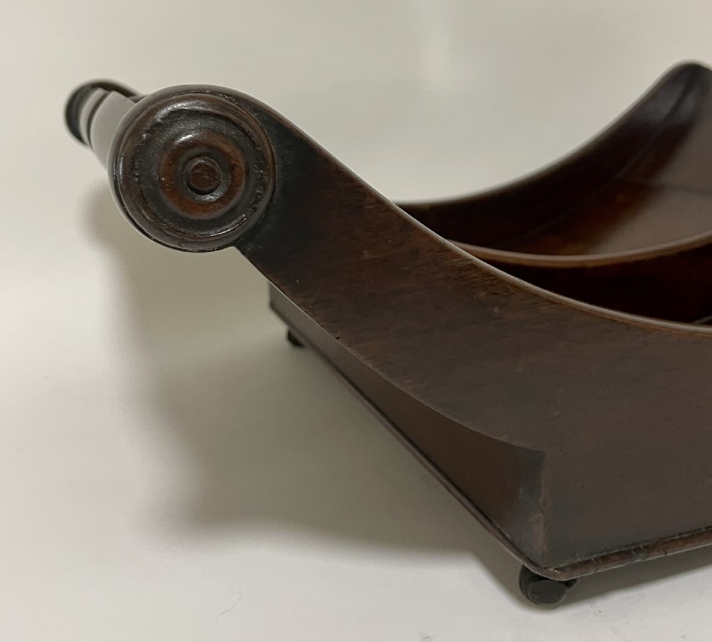 Georgian Mahogany Cheese Coaster View IV