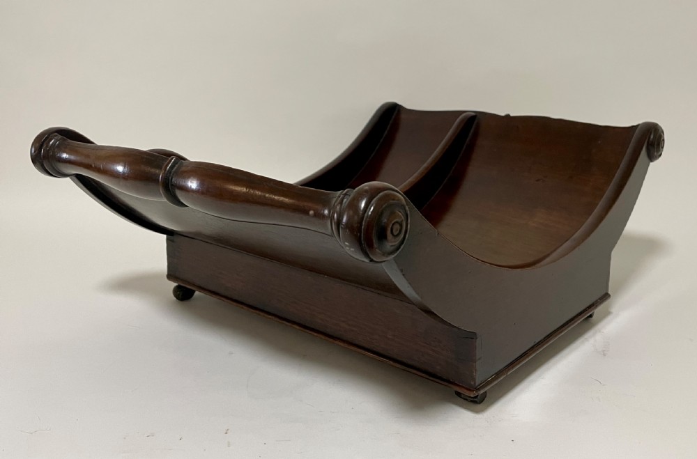 Georgian Mahogany Cheese Coaster View VII