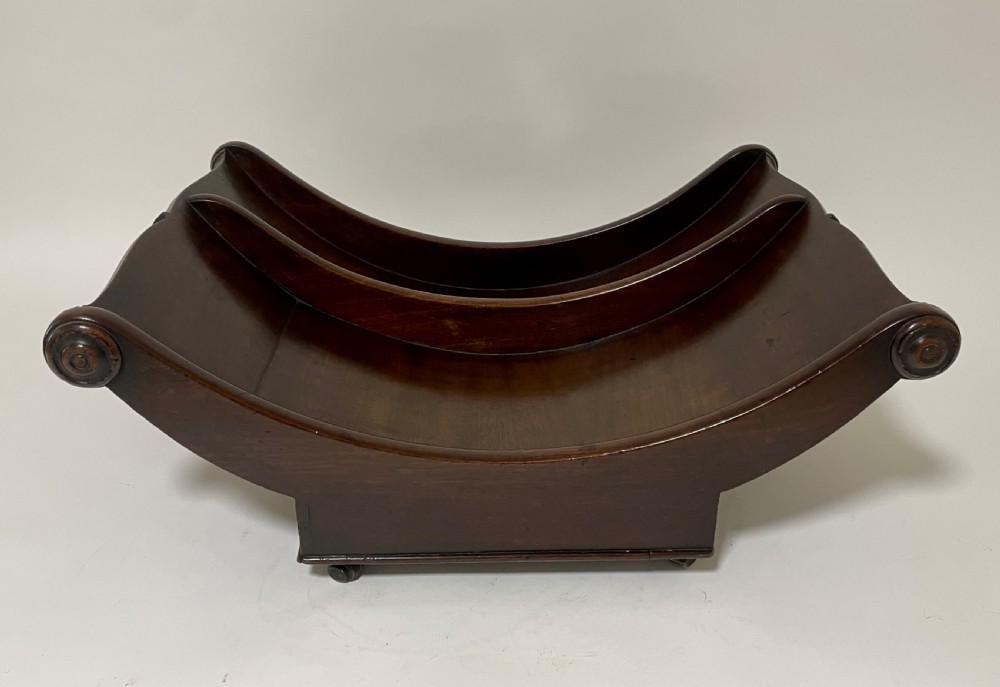Georgian Mahogany Cheese Coaster View VIII