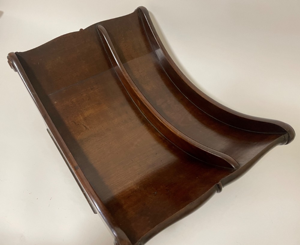 Georgian Mahogany Cheese Coaster View XI