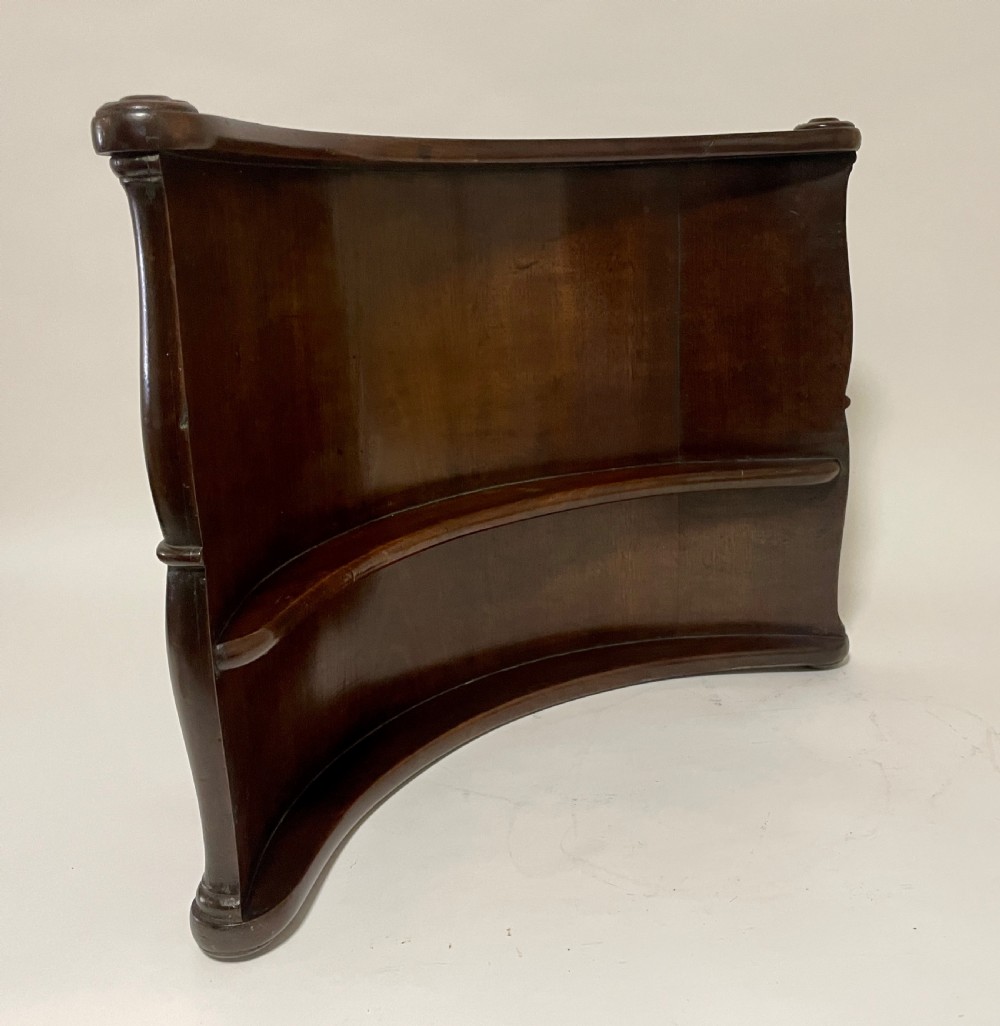 Georgian Mahogany Cheese Coaster View XIV