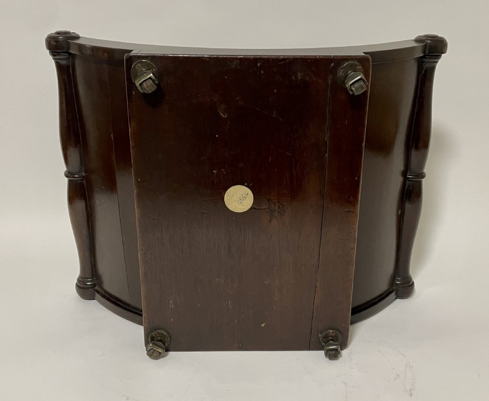 Georgian Mahogany Cheese Coaster View XVI