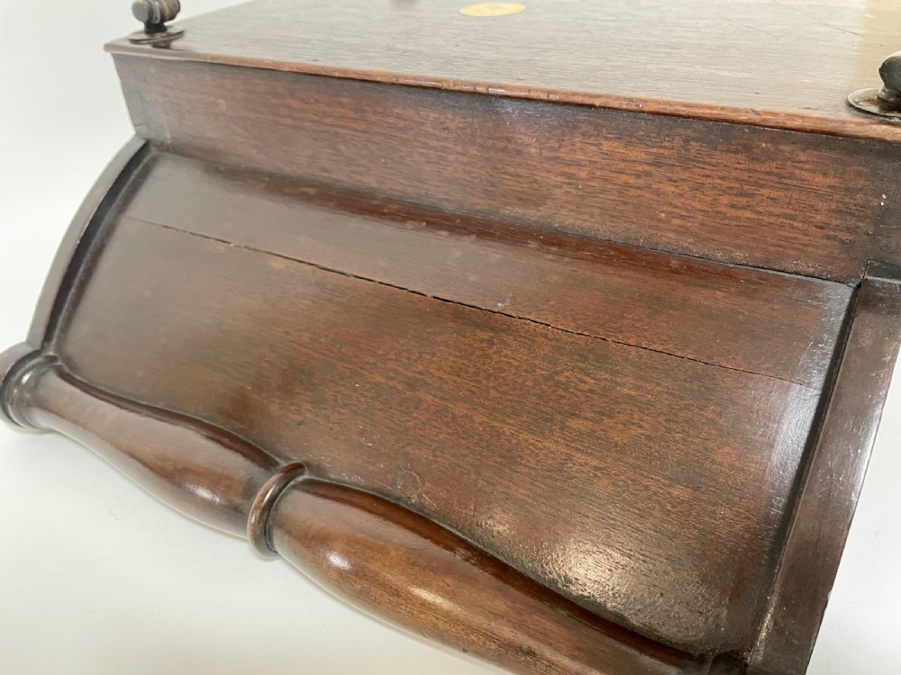 Georgian Mahogany Cheese Coaster View XIX