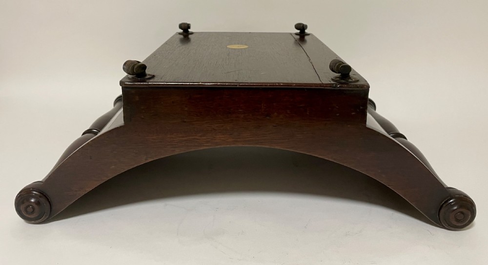 Georgian Mahogany Cheese Coaster View XX
