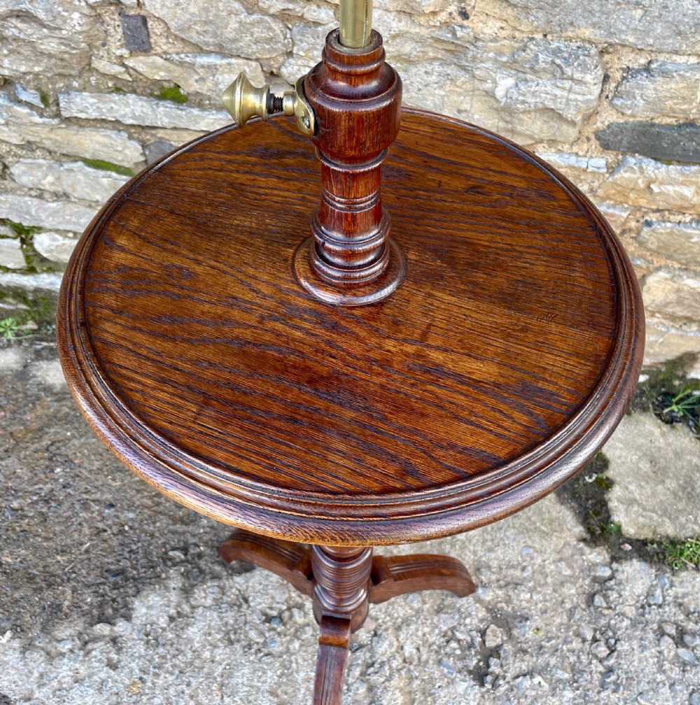 Antique Edwardian Oak Vanity Mirror View XII