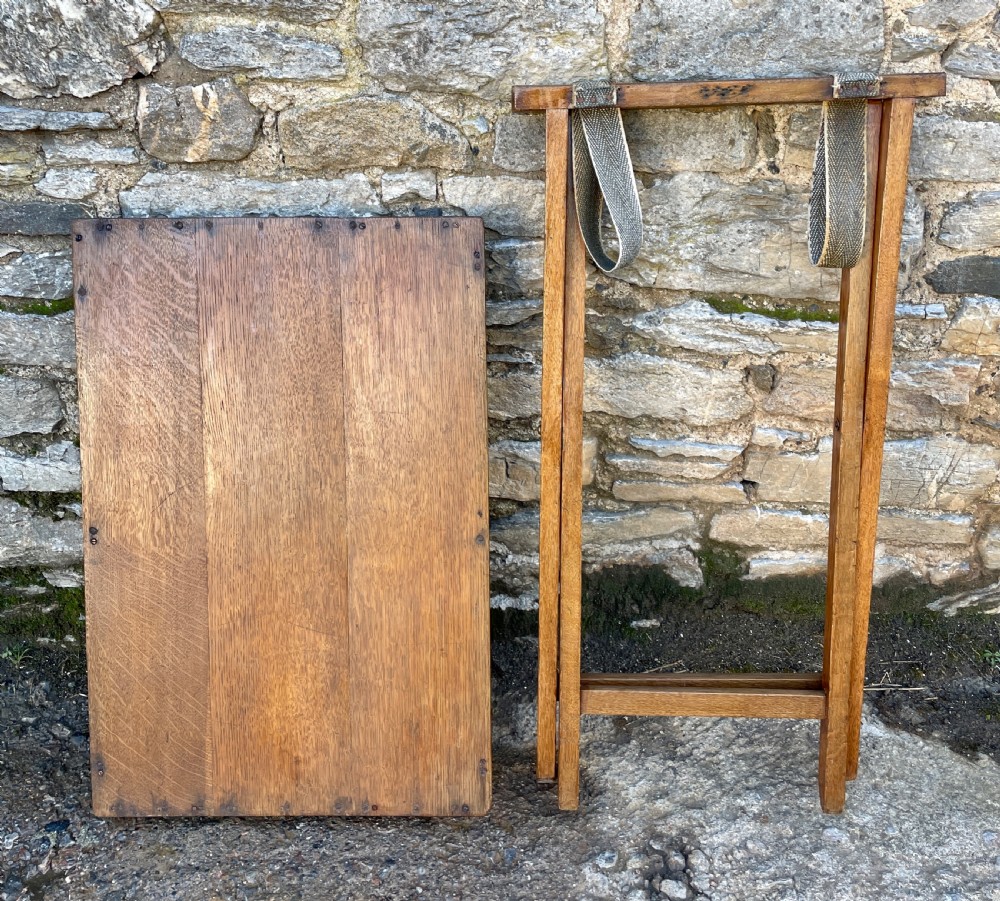 Victorian Oak Butler’s Tray on Folding Stand
 View XVI