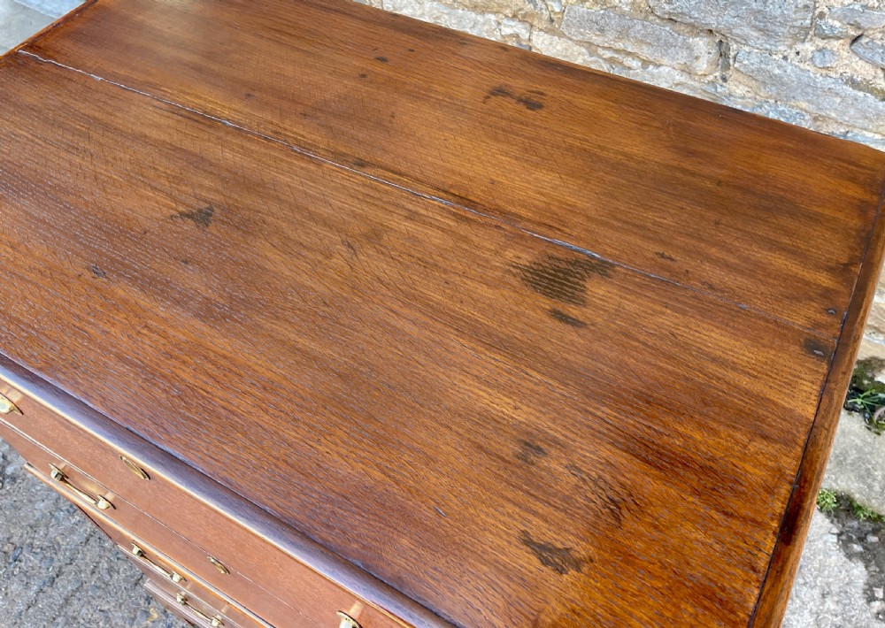 18th Century Two-Part Oak Chest of Drawers View XVIII