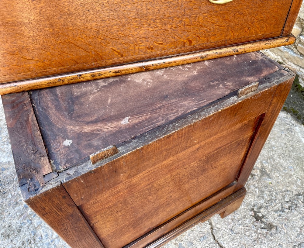 18th Century Two-Part Oak Chest of Drawers View XXI