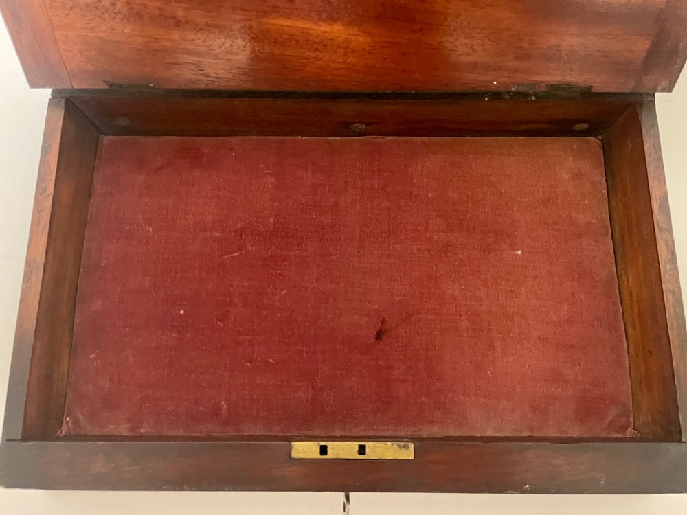 Antique Inlaid Wooden Book Box View VI