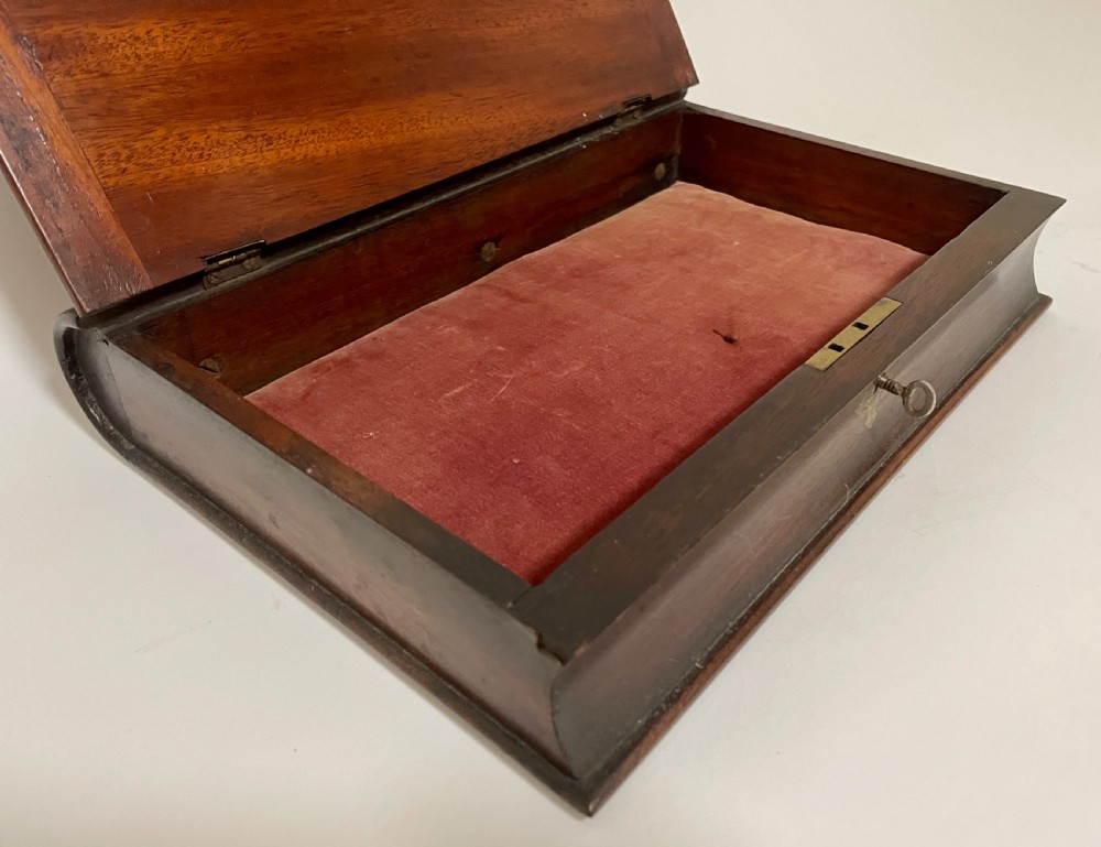Antique Inlaid Wooden Book Box View VII