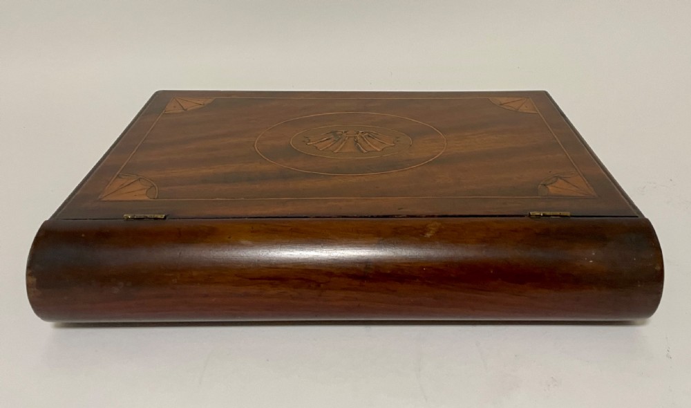 Antique Inlaid Wooden Book Box View XIII