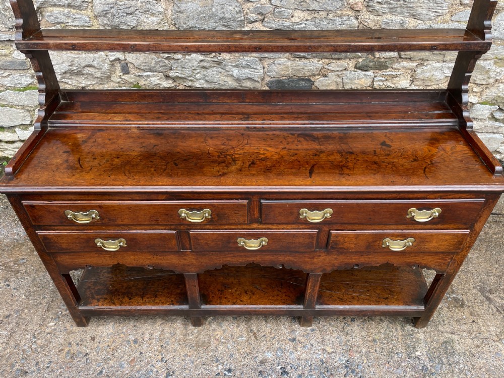 Georgian Oak Potboard Dresser View VIII