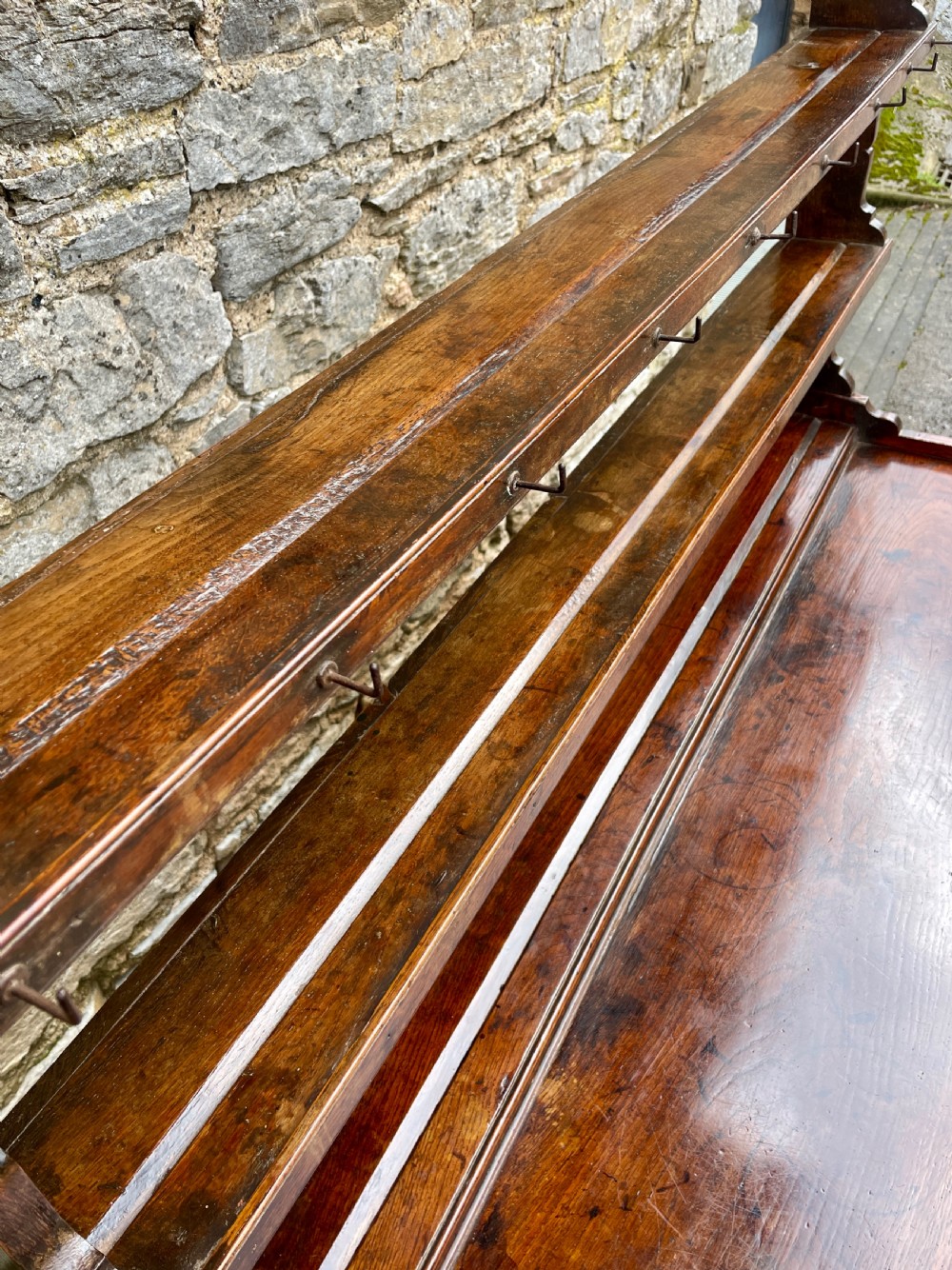 Georgian Oak Potboard Dresser View XX