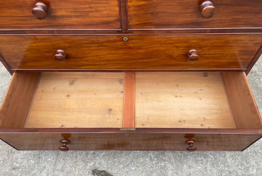 Victorian Mahogany Linen Press View XIII