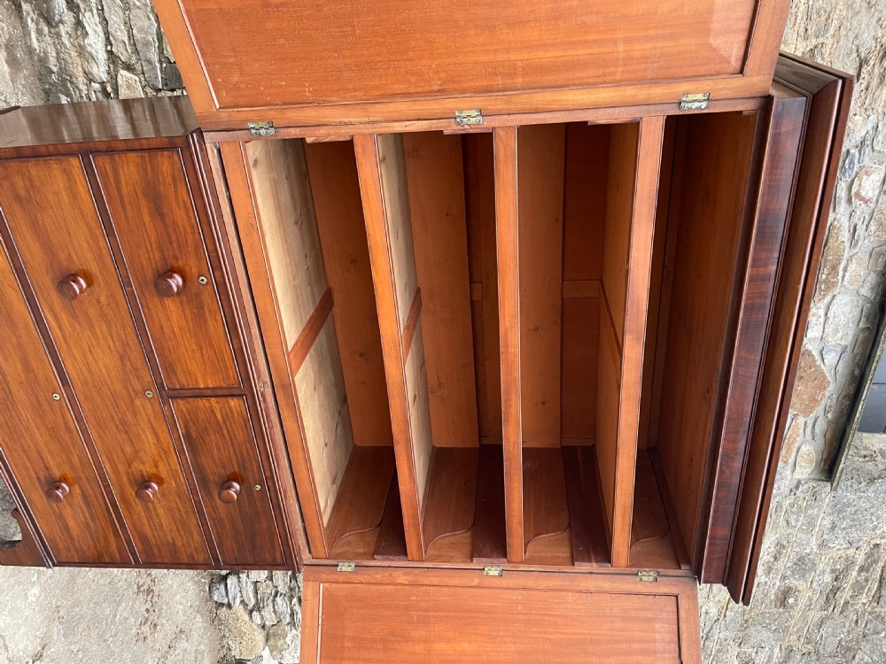 Victorian Mahogany Linen Press View XVIII