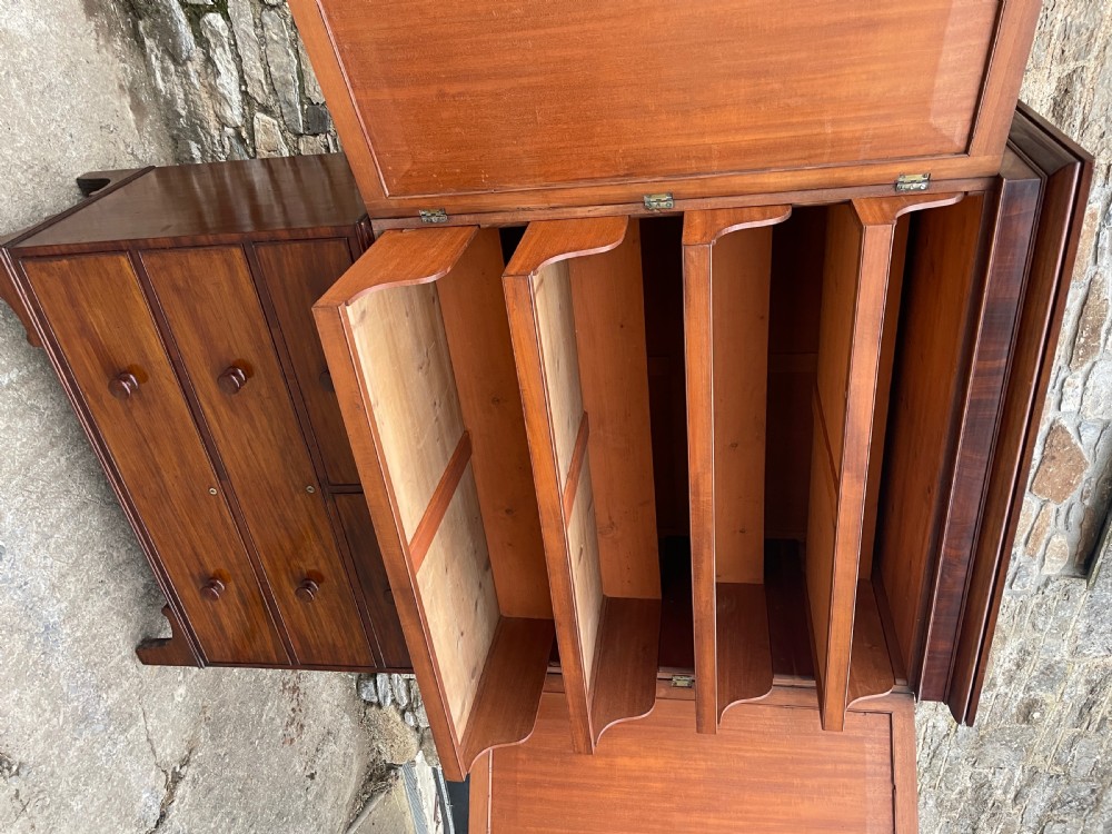 Victorian Mahogany Linen Press View XIX