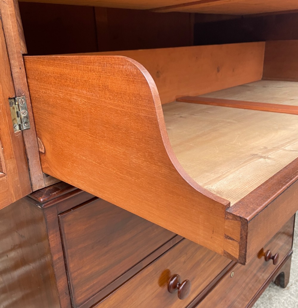 Victorian Mahogany Linen Press View XXII