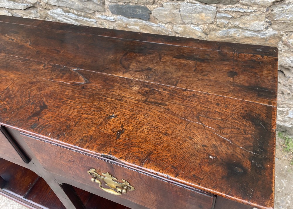 Georgian Oak Potboard Dresser Base View XVIII