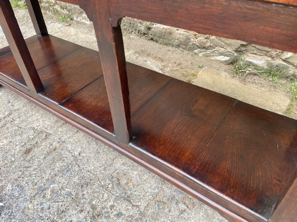 Georgian Oak Potboard Dresser Base View XXV