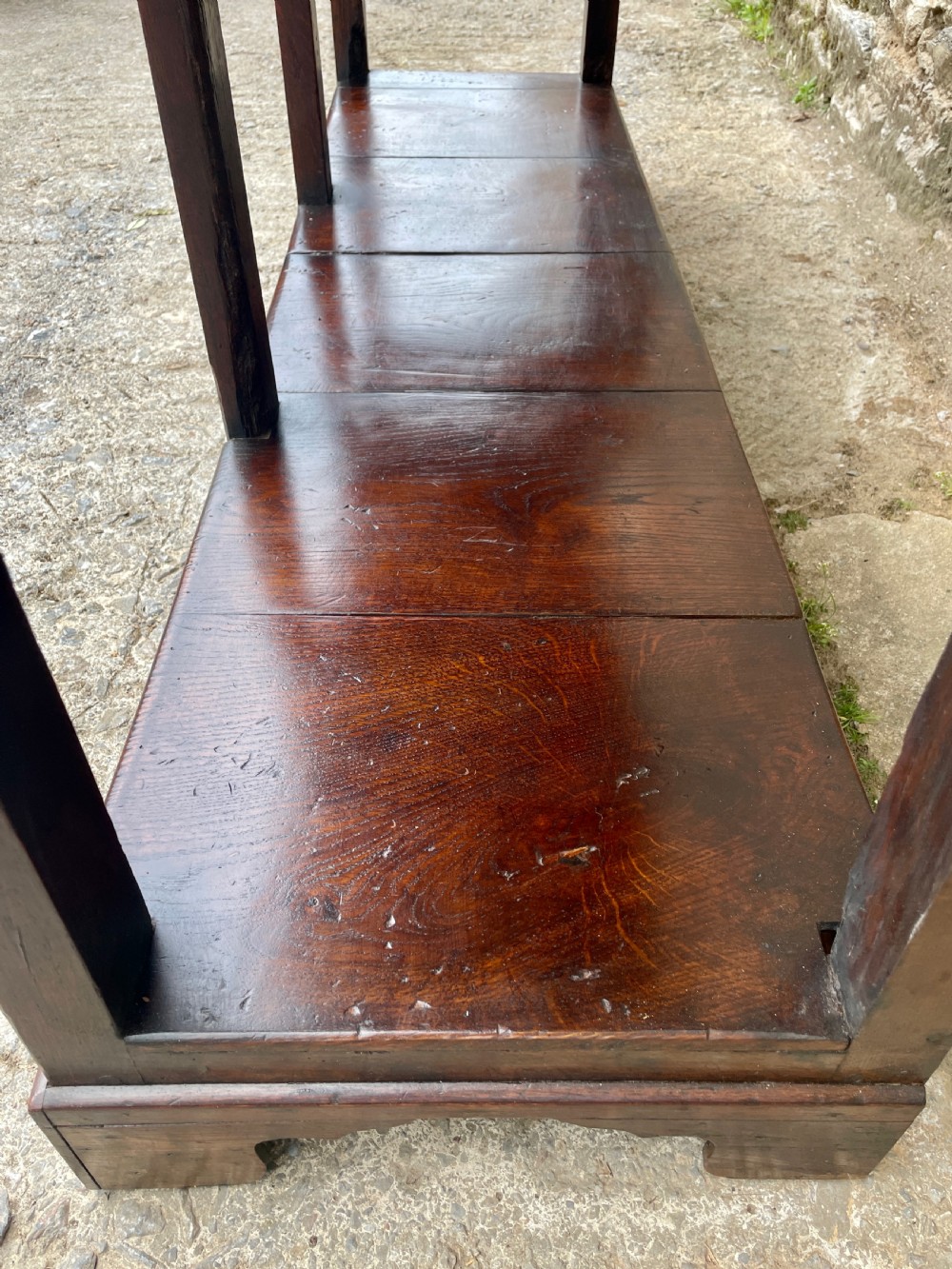 Georgian Oak Potboard Dresser Base View XXVI
