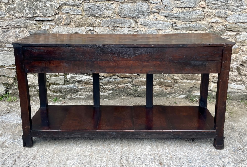 Georgian Oak Potboard Dresser Base View XXVII