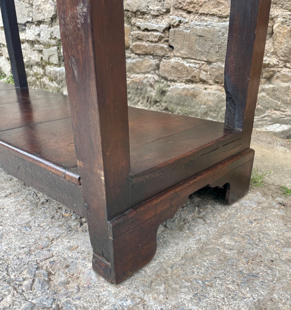 Georgian Oak Potboard Dresser Base View XXX