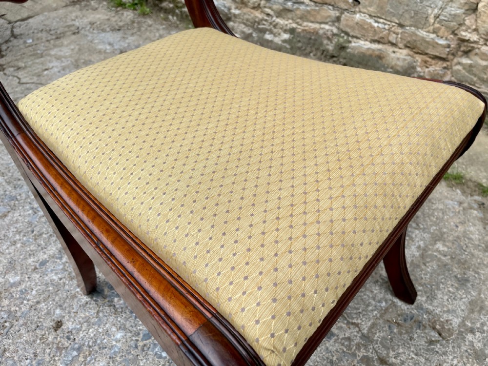 Set of 4 Regency Mahogany Dining Chairs View XVIII
