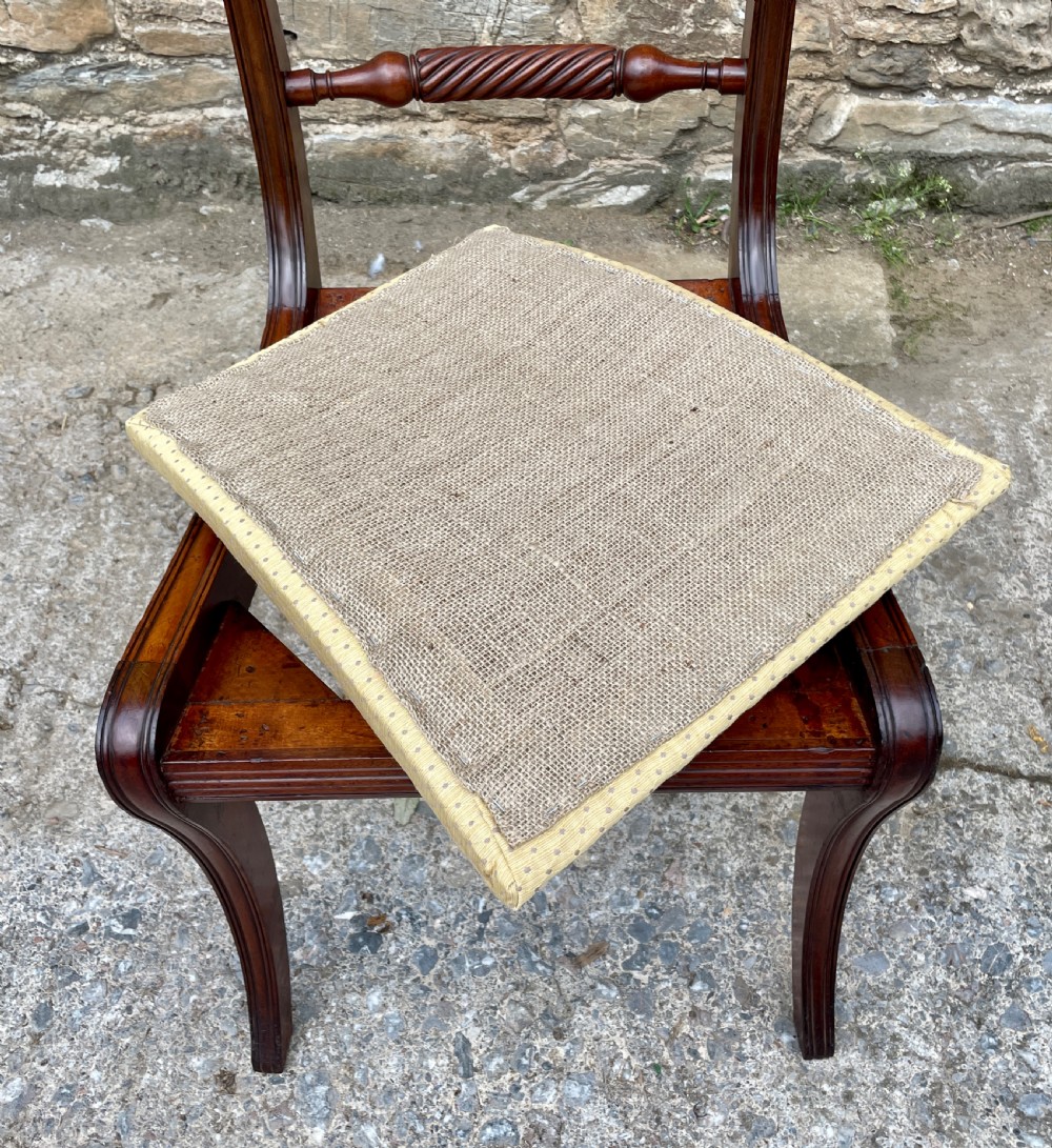 Set of 4 Regency Mahogany Dining Chairs View XXI