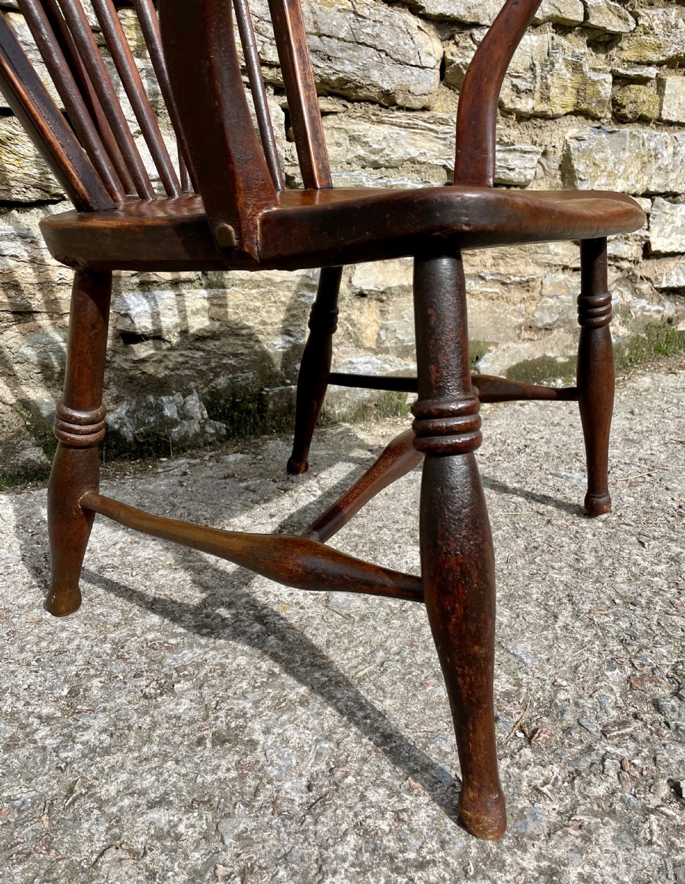 Early 19th Century Stick Back Windsor Chair View X